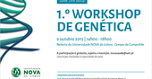 Save the Date – 1.º Workshop de Genética 