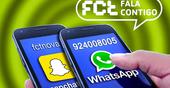 A FCT NOVA já tem WhatsApp e Snapchat!