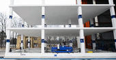 Edifício em testes no European Laboratory for Structural Assessment (ELSA)