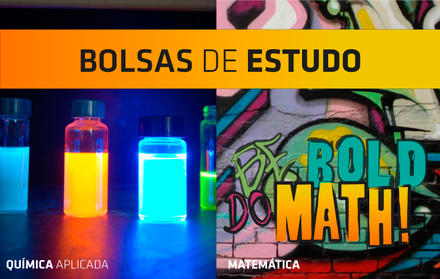 Bolsas de Estudo: Química Aplicada e Matemática