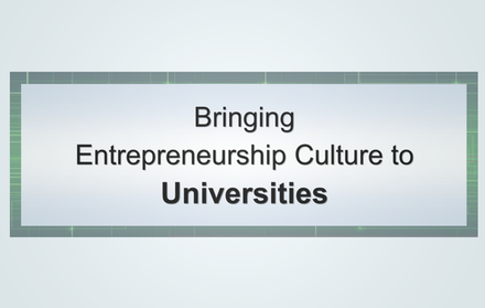 International workshop "Bringing Entrepreneurship to the University"