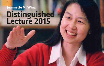 Jeannette M. Wing, Vice-Presidente da Microsoft Research, realiza Distinguished 