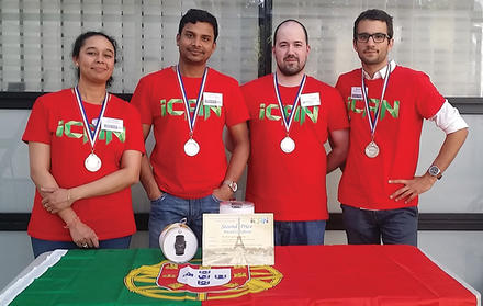 Alunos da FCT NOVA recebem Medalha de Prata no Concurso Internacional de Inovaçã