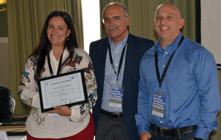 “Student Best Paper Award” granted to Thais Baldissera, PhD student of Electrica