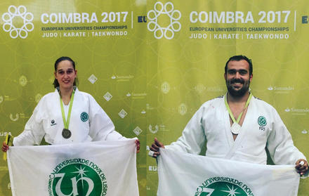 Madalhas de Prata e Bronze no European Universities Championships