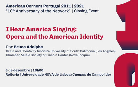 Bruce Adolphe's music conference closes American Corner Portugal's tenth anniver