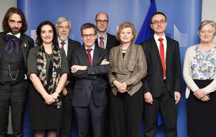 Professor Elvira Fortunato at the 1st meeting the High Level Group of the Scient