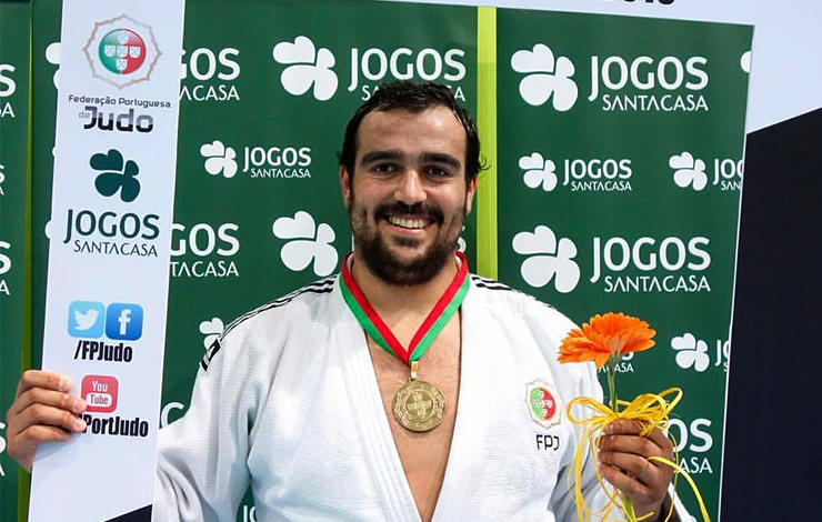 Student Diogo Silva, FCT NOVA, national champion of Judo