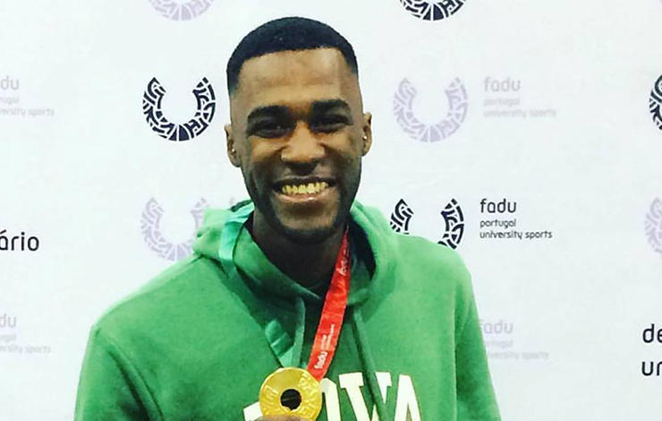 Paulo Conceição, FCT NOVA, beats National University Record of High Jump
