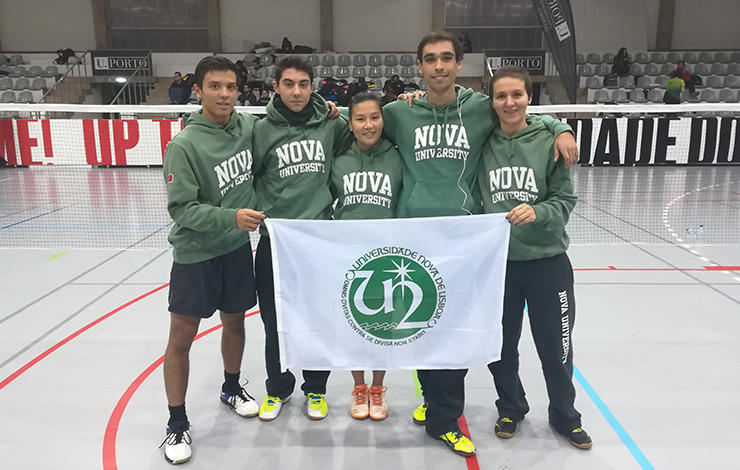 NOVA Sport runner-up in the National Badminton University Championship