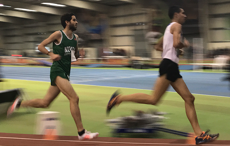 Boa representação da NOVA no CNU Atletismo Pista Coberta