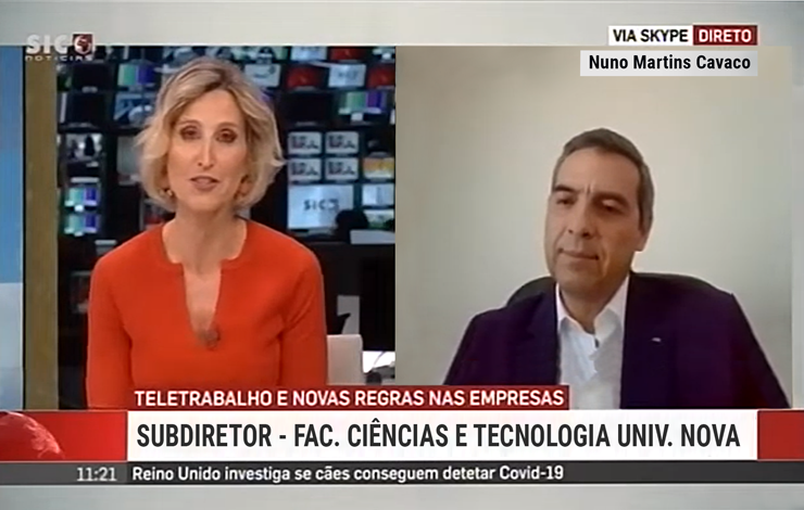 Nuno Cavaco at SIC Notícias