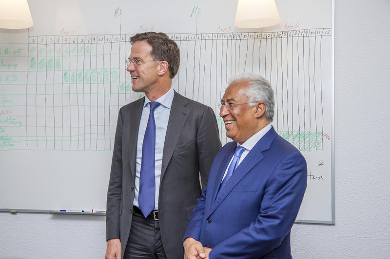 PRIMEIRO-MINISTRO HOLANDÊS E PRIMEIRO-MINISTRO PORTUGUÊS na FCT