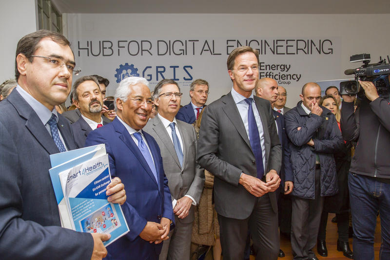 PRIMEIRO-MINISTRO HOLANDÊS E PRIMEIRO-MINISTRO PORTUGUÊS na FCT